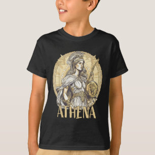 Camiseta Mitologia Grega - Athena A Deusa Da Sabedoria E