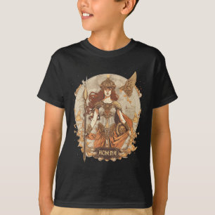 Camiseta Mitologia Grega - Athena, Deusa Da Sabedoria E Gue
