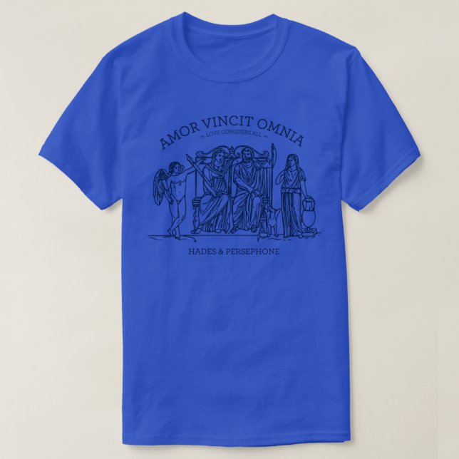 Camiseta mitologia grega de Hades e Persephone (Frente do Design)