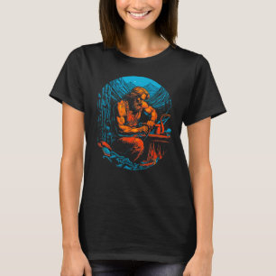 Camiseta mitologia grega Deus do Fogo Hephaestus