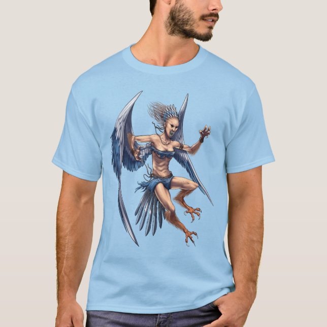 Camiseta Mitologia Grega Harpy (Frente)