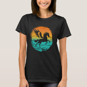 Camiseta Mitologia Grega Pegasus Wings Horse Stallion Vinta