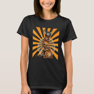 Camiseta Mitologia Nórdica Gato Runas Viking