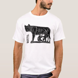 Camiseta Mitologia romana de Romulus e de Remus