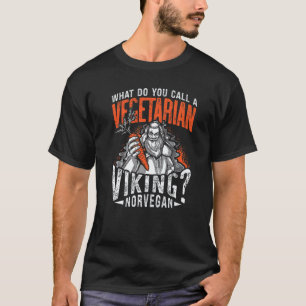 Camiseta Mitologia Viking Norueguesa Pun Vegan para Guerrei