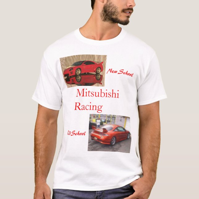 Camiseta Mitsubishi eclipsa a competência do T (Frente)