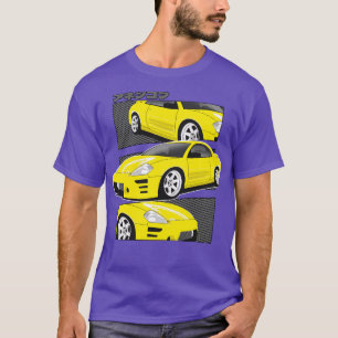 Camiseta Mitsubishi Eclipse 3g Amarelo