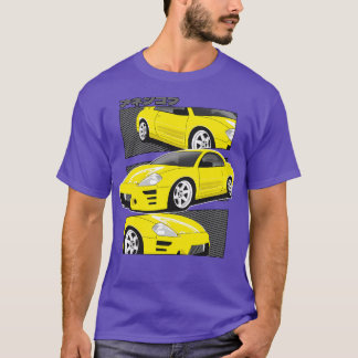Camiseta Mitsubishi Eclipse 3g Amarelo