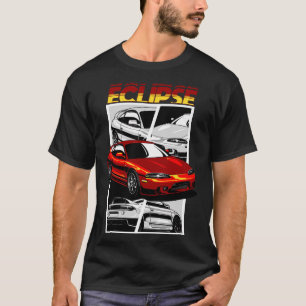 Camiseta Mitsubishi Eclipse em Red mix max