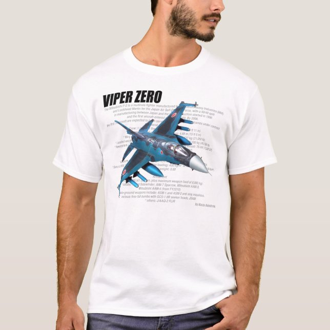 Camiseta Mitsubishi F-2"VIPER ZERO" T-shirt (Frente)