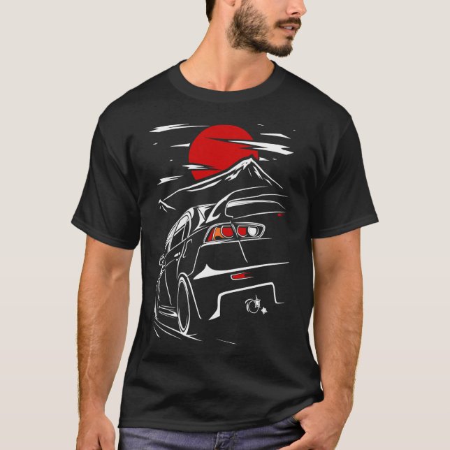 Camiseta Mitsubishi Lancer Evo X T-Shirt Essencial (Frente)