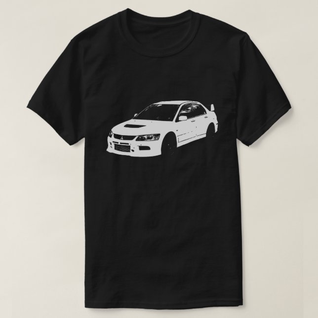 Camiseta Mitsubishi Lancer Evolution  (Frente do Design)