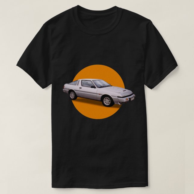 Camiseta Mitsubishi Starion e Chrysler Conquest (Frente do Design)
