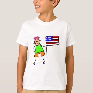 Camiseta Miúdo americano