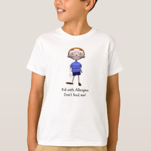 Camiseta Miúdo com alergias