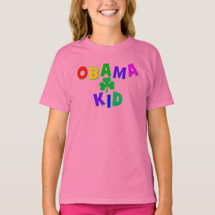 Camiseta Miúdo de Obama do irlandês