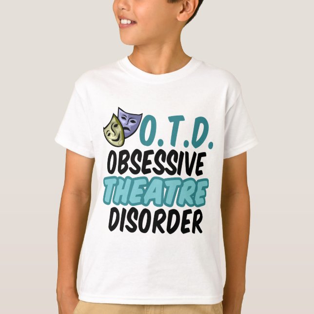 Camiseta Miúdo engraçado do teatro (Frente)