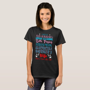 Camiseta Miúdo que aumenta a esposa da senhorita