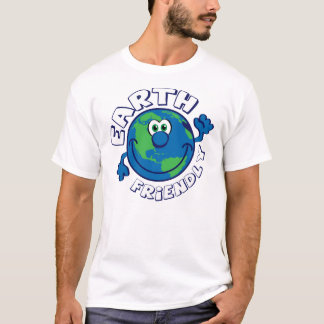 Camiseta Miúdos amigáveis da terra
