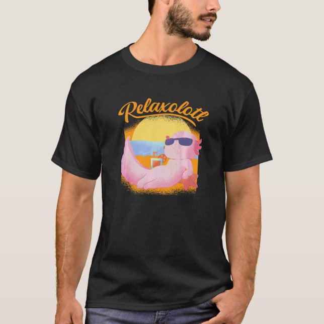 Camiseta Miúdos Axolotl de Aquário de Praia Dormidos (Frente)