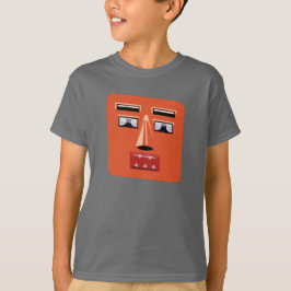 Camiseta Miúdos da cara V1 do robô