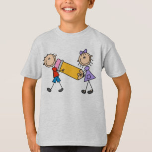 Camiseta Miúdos da vara com lápis