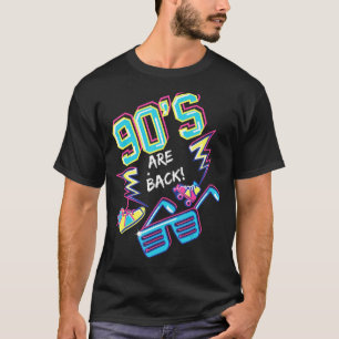 Camiseta Miúdos de Homens Vintage Retro I Love 90's Graph