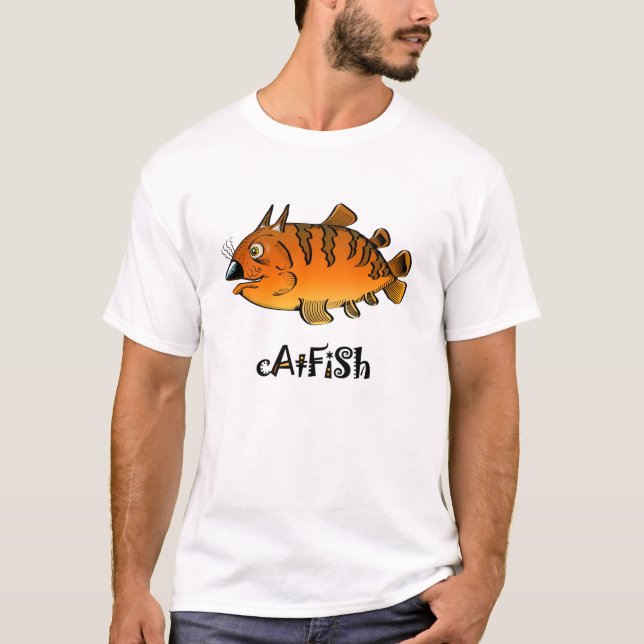Camiseta Miúdos do peixe-gato (Frente)
