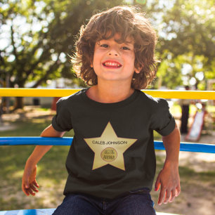 Camiseta Miúdos Dourados do superlativo de Hollywood da