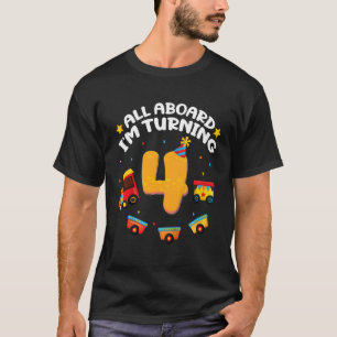 Camiseta Miúdos, estou a virar 4 Comboios Locomotivos 4