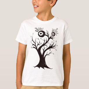 Camiseta Miúdos estranhos do desenho da tinta do monstro d