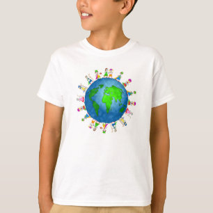 Camiseta Miúdos globais da natividade