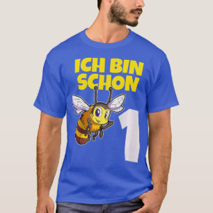 Camiseta Miúdos Já tenho 1 ano de mel de abelhas