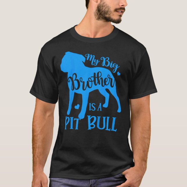 Camiseta Miúdos Meu Irmão Bonito É Um Burro Para Garota (Frente)