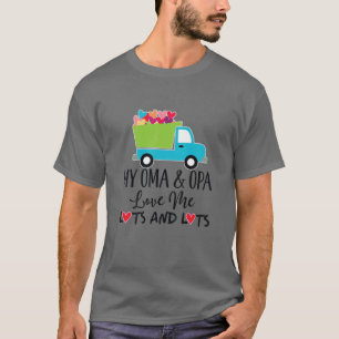 Camiseta Miúdos Minha Oma E Opa Ama-Me O Caminhão Do Avô