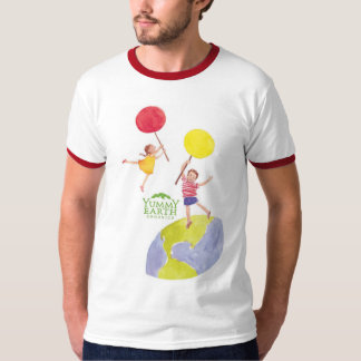 Camiseta Miúdos orgânicos do pirulito da terra saboroso