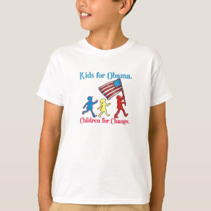 Camiseta Miúdos para o t-shirt de Obama