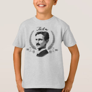 Camiseta Miúdos para o t-shirt de Tesla