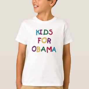 Camiseta Miúdos para Obama