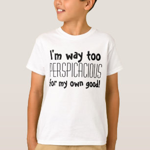 Camiseta Miúdos Perspicacious