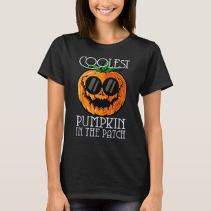 Camiseta Miúdos Pumpkin Mais Fresco No Patch Halloween Boys