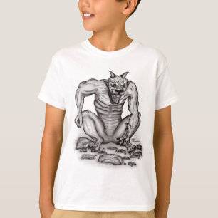 Camiseta Mix criatura - Troll, Golem e Diabo