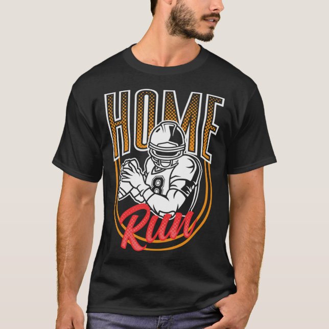 Camiseta Mix Sports Touchdown Homerun Football Baseball Pla (Frente)