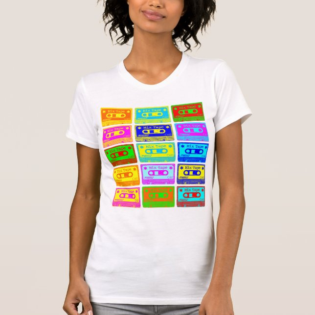 Camiseta Mix Tape Psicodélico (Frente)