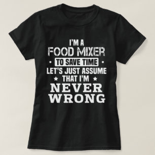 Camiseta Mixer de comidas