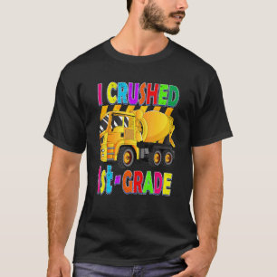 Camiseta Mixer Truck I Esmagado 1 rua Graduação De Crianças