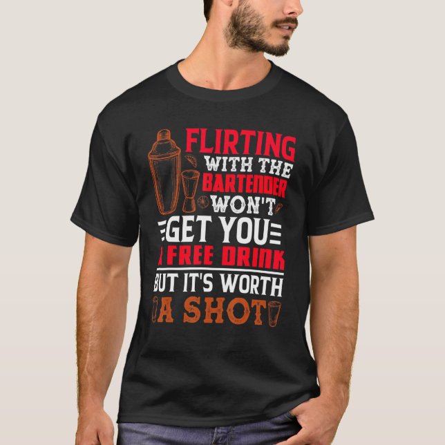 Camiseta Mixologista Bartending (Frente)