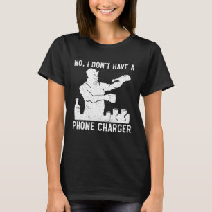 Camiseta Mixólogo do Barman Não Tenho um Charg de Telefone