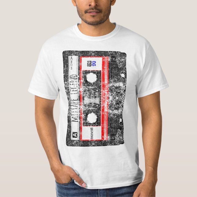 Camiseta Mixtape Legend Cassette - Hip Hop DJ  (Frente)