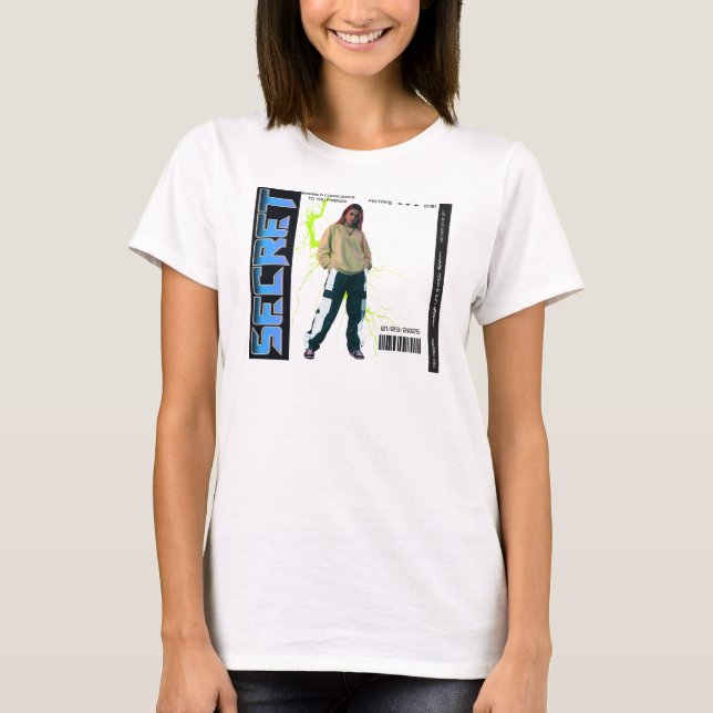 Camiseta Mixtape Secreta: Y2K 2000s - Tee Retroativa (Frente)